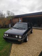 Golf MK2 GTI 16V digital, Zwart, Blauw, Leder en Stof, Golf