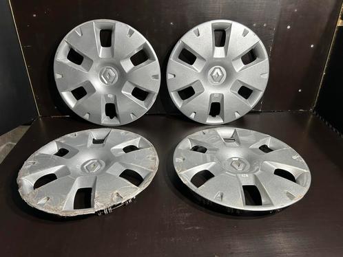 4 wieldoppen Renault Megane Clio Kangoo Twingo 15", Auto diversen, Wieldoppen, Gebruikt, Ophalen of Verzenden