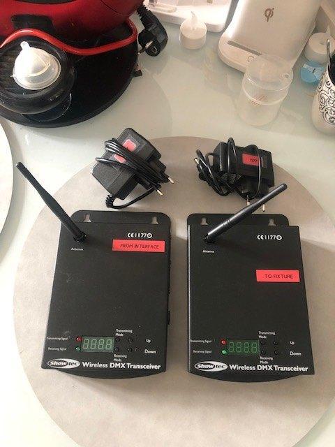 Émetteur-récepteur DMX sans fil Showtec 1177, Musique & Instruments, Lumières & Lasers, Comme neuf, Autres types, Enlèvement ou Envoi