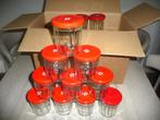 Confituurpotten 370 gr (20 stuks), Ophalen of Verzenden, Gebruikt, Glas, Pot, Bus of Blik