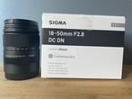 Sigma 18-50mm f/2.8 DC DN Contemporary Sony E-mount, Comme neuf, Enlèvement ou Envoi