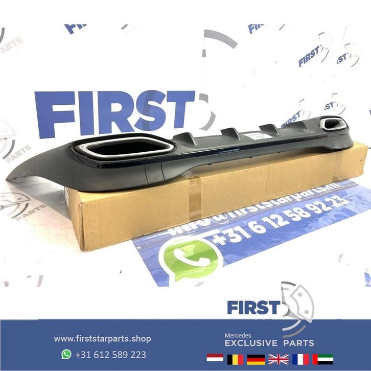 W118 C118 CLA AMG DIFFUSER + UITLAAT SIERSTUKKEN origineel M, Auto-onderdelen, Overige Auto-onderdelen, Mercedes-Benz, Gebruikt