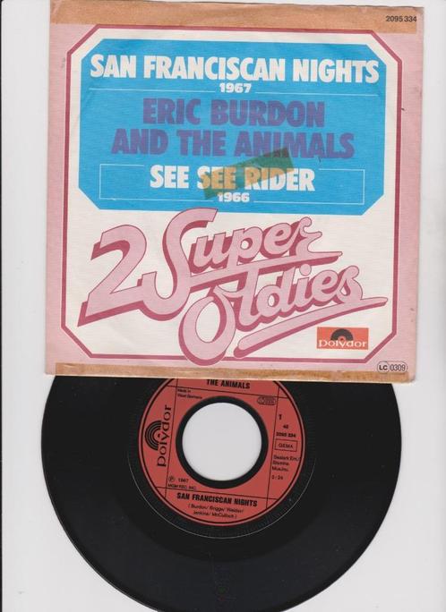 Eric Burdon And The Animals – San Franciscan Nights / See S, CD & DVD, Vinyles Singles, Comme neuf, Single, Jazz et Blues, 7 pouces
