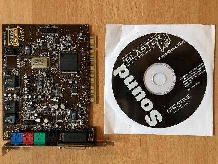 Creative Labs SoundBlaster Live! 1024 (CT4830), Computers en Software, Geluidskaarten, Zo goed als nieuw, Ophalen