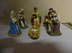creche noel .Personnages .Platre . Vintage, Divers, Enlèvement ou Envoi, Utilisé