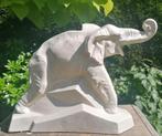 Aardewerk olifant "Dolly", art deco Craquelé, Antiek en Kunst, Verzenden