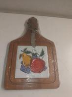 Vintage kaasplankje met bijhorend kaasmesje / nieuw, Ophalen