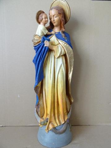 Antiek Mariabeeld GLV Gerard Linssen Venlo 55cm Art deco beschikbaar voor biedingen