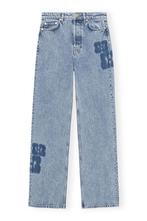 Ganni logo jeansbroek jeansmt 29, Comme neuf, Bleu, W28 - W29 (confection 36), Envoi