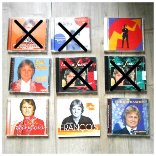 CD Claude François, €1,50 per stuk, 5 voor €5, Cd's en Dvd's, Cd's | Franstalig, Gebruikt, Verzenden