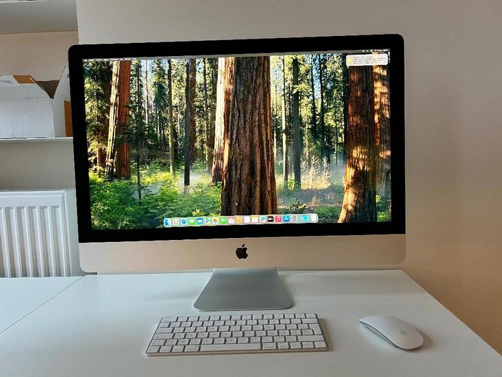 Apple iMac Retina 5K, 27-inch, 2019, Computers en Software, Apple Desktops, Zo goed als nieuw, iMac, SSD, 3 tot 4 Ghz, 16 GB, Ophalen
