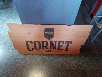 Reclamebord Cornet beschikbaar voor biedingen