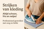 Altijd fris en perfect gestreken!, Vacatures, Tot en met 24 uur, Vanaf 10 jaar, Overige vormen, Geschikt als bijbaan