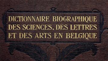 Dictionnaire biographique des sciences,lettres,arts-Belgique beschikbaar voor biedingen