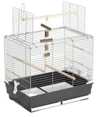 Cage à oiseaux Ivonne Chrome, Animaux & Accessoires, Oiseaux | Cages & Volières, Synthétique, Enlèvement, Neuf, Cage à oiseaux