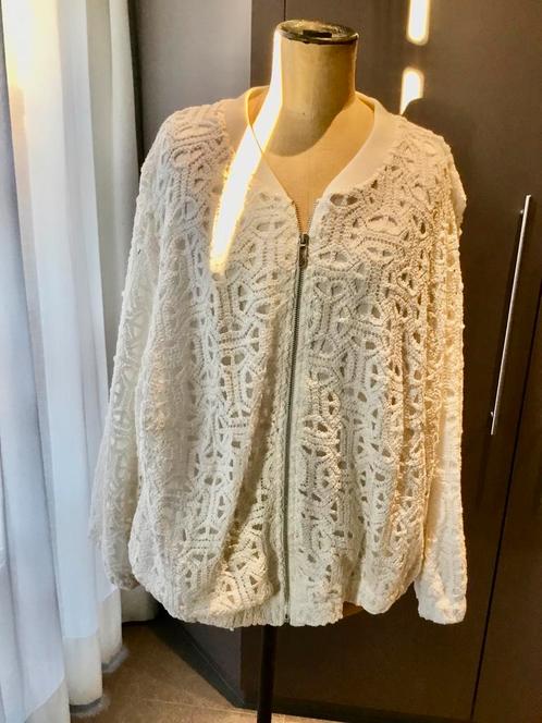 Uniek wit kant jasje van XANDRES GOLD, NIEUW, maat 52/54, Kleding | Dames, Grote Maten, Nieuw, Jasje of Colbert, Wit, Ophalen of Verzenden