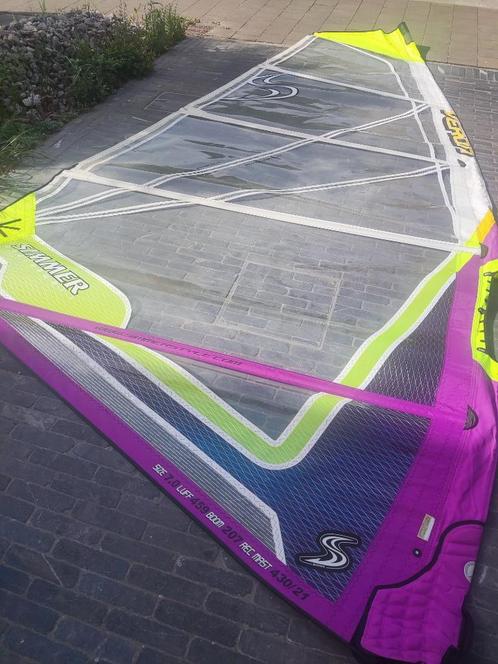 Simmer Style Veron 7.0 zgan, Watersport en Boten, Windsurfen, Zo goed als nieuw, Zeil, Met draagtas, 7 m² of meer, Ophalen