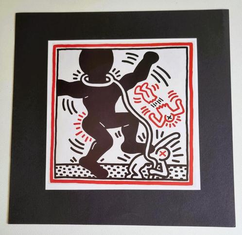 Réimpression originale/sous licence par Keith Haring, Antiquités & Art, Art | Lithographies & Sérigraphies, Enlèvement ou Envoi