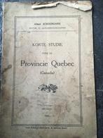 Korte studie over provincie Quebec (Canada) - 1919, Enlèvement ou Envoi
