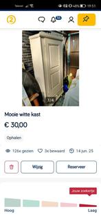 Mooie witte kast, Enlèvement, Neuf, Avec espace de penderie