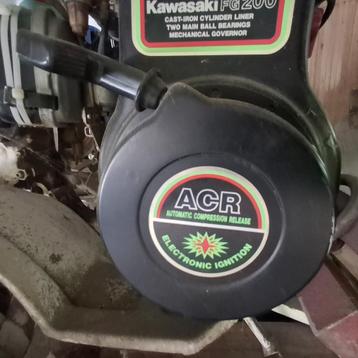 ISEKI grondfrees met ploeg – nieuwe Kawasaki motor  beschikbaar voor biedingen