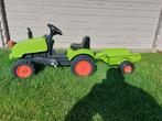 Falk traptractor Claas Arion 410 met trailer, Ophalen, Zo goed als nieuw, Trapvoertuig