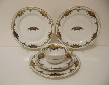 ART DECO : set van 5 stuks :  >>> RAYNAUD & C  LIMOGES <<< beschikbaar voor biedingen