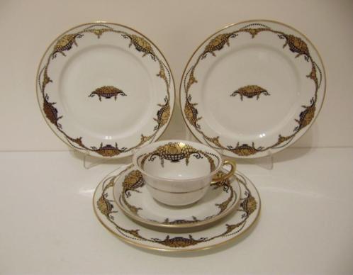 ART DECO : set van 5 stuks :  >>> RAYNAUD & C  LIMOGES <<<, Antiek en Kunst, Antiek | Porselein, Ophalen
