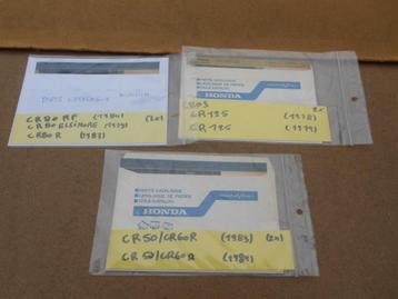 Honda Oldtimer Micro Fiches Cros CR50 CR80 CR125 beschikbaar voor biedingen