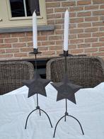 2 x kaarsenhouder ster, Huis en Inrichting, Woonaccessoires | Kandelaars en Kaarsen, Ophalen