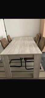 Eiken tafel, Huis en Inrichting, Tafels | Eettafels, Ophalen, Eikenhout, 50 tot 100 cm, Zo goed als nieuw