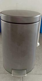 Poubelle Brabantia 12L cuisine ou salle de bain (gris mat), Ophalen, Gebruikt, Met pedaal, Metaal