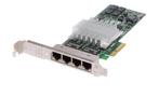 HP Enterprise NC364T PCI-E 4 port Gigabit SERVER Netwerkcard, Computers en Software, Ophalen of Verzenden, Refurbished, Intern