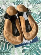 Birkenstock Slippers - Zwart Lak - Maat 41, Vêtements | Femmes, Chaussures, Comme neuf, Enlèvement, Birkenstock, Sandales de bain