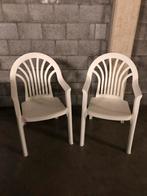 Tuinstoelen met kussens, Tuin en Terras, Ophalen, Zo goed als nieuw, Kunststof, Stapelbaar