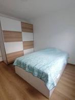 Lit 2 places avec rangement & matelas 160x200 (IKEA Brimnes), Huis en Inrichting, Slaapkamer | Bedden, Ophalen, Wit, Tweepersoons