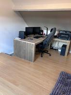 Steigerhouten Bureau, Huis en Inrichting, Ophalen, Nieuw