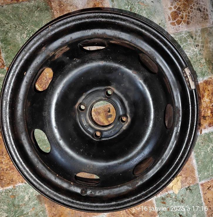 3 Jantes tôle 6.5Jx16h2 entraxe 4X108, Auto diversen, Aanhangwagen-onderdelen, Gebruikt, Ophalen