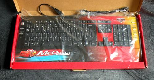 Disney Cars Lightning Mcqueen AZERTY toetsenbord, Computers en Software, Toetsenborden, Nieuw, Azerty, Bedraad, Ergonomisch, Multimediatoetsen