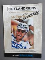 Gesigneerd magazine door Tom Boonen., Verzamelen, Verzenden, Zo goed als nieuw, Gesigneerd