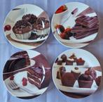 Easy Life 4 porseleinen dessert borden, Huis en Inrichting, Ophalen, Bord(en)