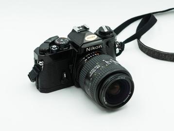 Nikon FE zwart + Nikkor AF 28-70 mm F3.5-4.5D beschikbaar voor biedingen
