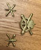 Broche militaire vintage - Emblème de l'artillerie belge, Collections, Enlèvement
