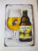 La Chouffe blikken decoratie plaat, Ophalen of Verzenden, Zo goed als nieuw, Reclamebord