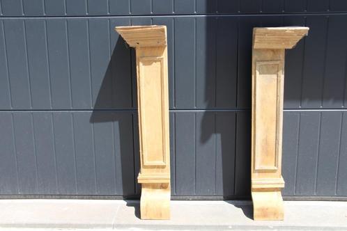 2 pilastres en bois (fruitier?), Doe-het-zelf en Bouw, Overige Doe-Het-Zelf en Bouw, Gebruikt, Ophalen