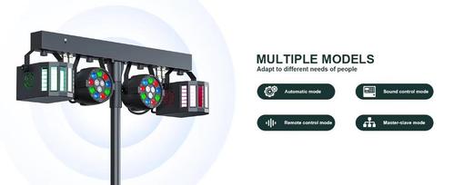 Nieuwe First Class 300W Complete Lichtset 2 met 2 x 40 w Rot, Muziek en Instrumenten, Licht en Laser, Nieuw, Licht, Geluidgestuurd