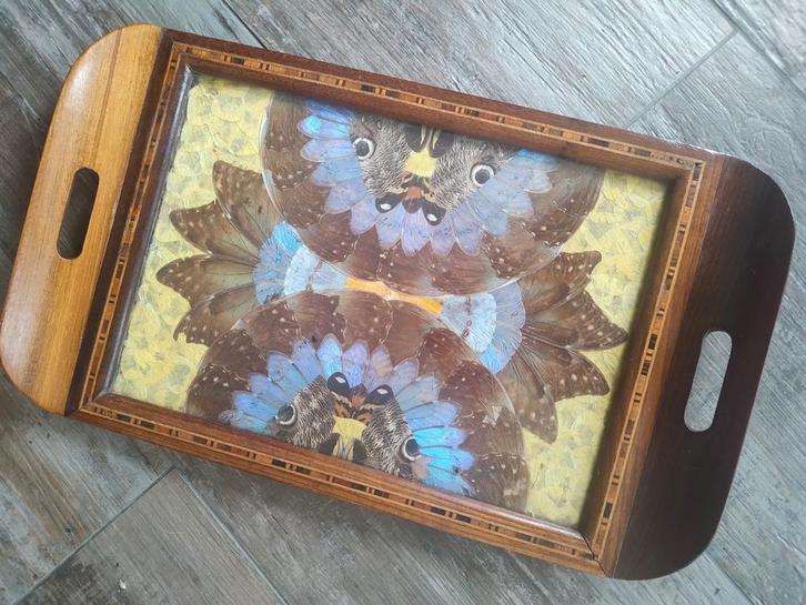 Dienblad Vlindervleugels, Antiek en Kunst, Antiek | Overige Antiek, Ophalen