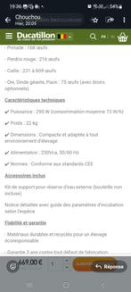 Couveuse automatique, Enlèvement ou Envoi, Neuf, Couveuse