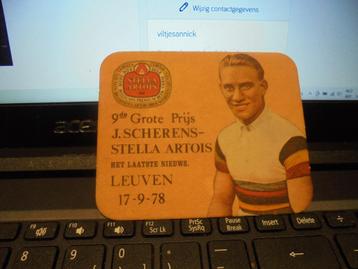 9de grote prijs J. Scherens - Stella Artois, Enlèvement ou Envoi, Comme neuf, Sous-bock, Stella Artois