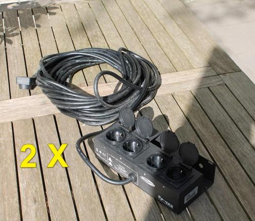 4 NIEUWE POWER SPLITTERS VAN SHOWTEC, Muziek en Instrumenten, Licht en Laser, Zo goed als nieuw, Overige typen, Ophalen of Verzenden
